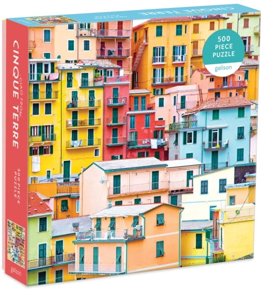Bookshop Knygynas Ciao iš Cinque Terre 500 dalių dėlionės