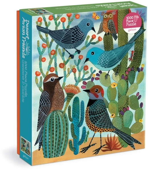 Dėlionė Galison Desert Avian Friends 1000 Piece Puzzle