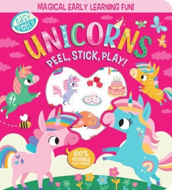 KNYGA Bookshop Easy Peely Unicorns - Peel, Stick, Play!