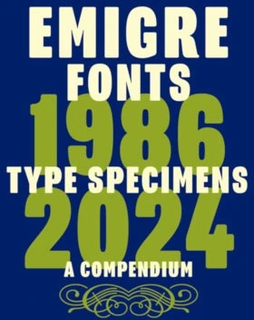 KNYGA Bookshop Emigre Fonts: Type Specimens 1986–2024
