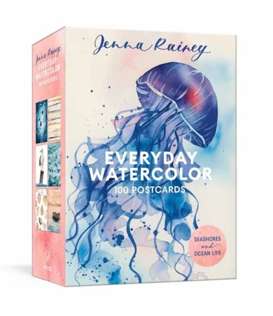 KNYGA Jenna Rainey Everyday Watercolor 100 Postcards