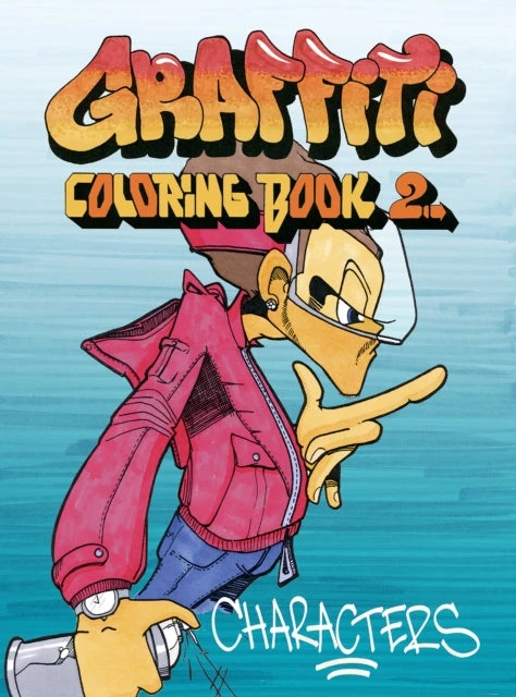 KNYGA Bookshop Graffiti Coloring Book 2: Characters