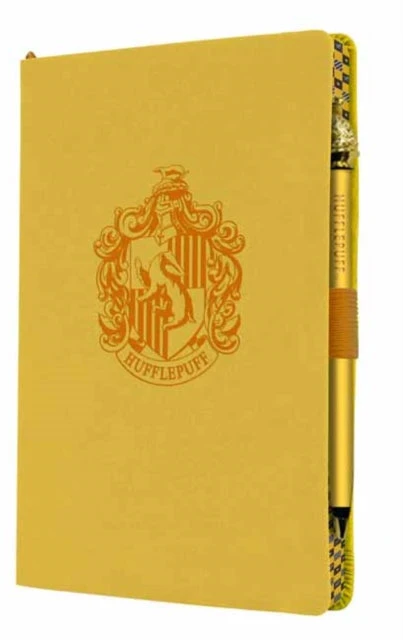 Nešiojamas Užrašų Bloknotas - Insight Editions Hufflepuff Klasikinis Veganinis Oda 184 Puslapiai su Rašikliu