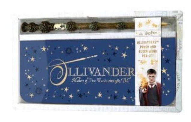 Dėlionė Raštinės Priemonės Rinkinys - Insight Editions Harry Potter Ollivanders Lazdos Rašiklio ir Pieštuko Dėklas