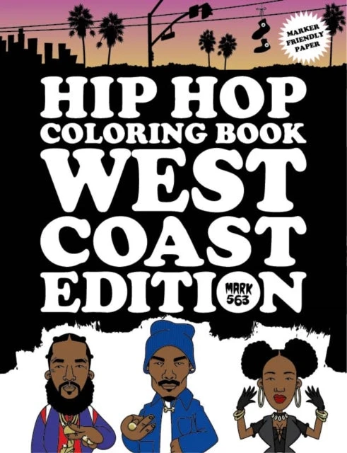 KNYGA Mark 563 Hip Hop Coloring Book West Coast Edition