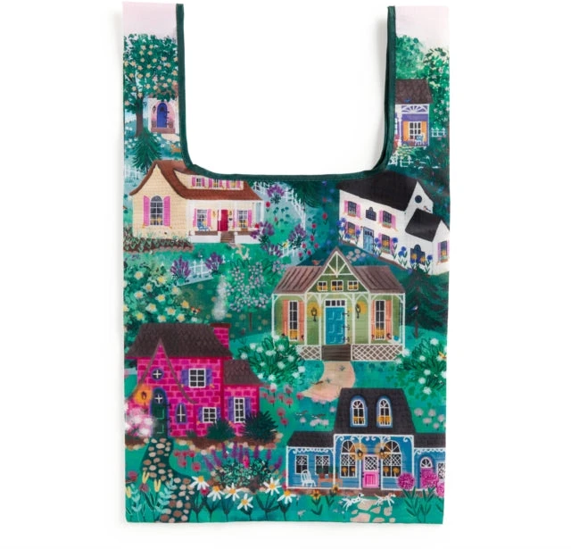 KNYGA Bookshop Joy Laforme Cottage Hills Packable Nylon Tote Bag