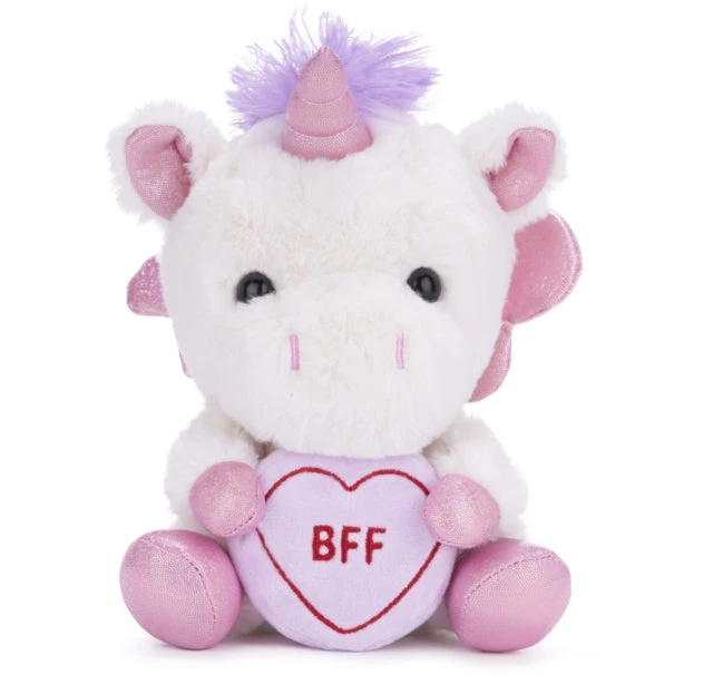 KNYGA Bookshop Love Hearts 7" Unicorn Bff Plush Gift