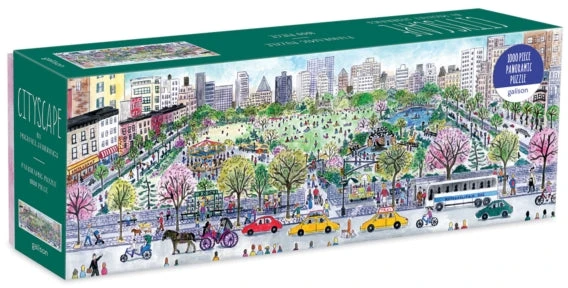 Galison Michael Storrings panoraminė dėlionė „Cityscape“, 1000 detalių