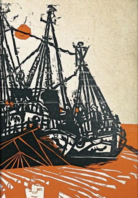 KNYGA Bookshop Mooring (Alistair Bell Collection) Midi Lined Hardcover Journal (Elastic Band Closure)