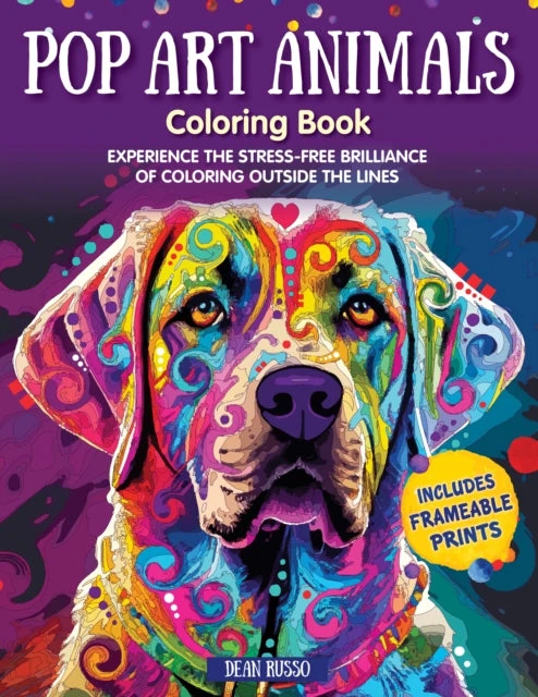 KNYGA Dean Russo Pop Art Animals Coloring Book