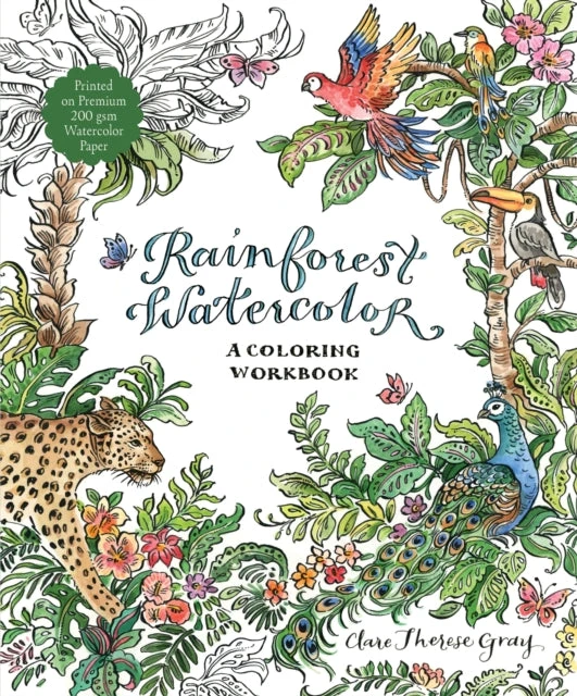 KNYGA Bookshop Rainforest Watercolor