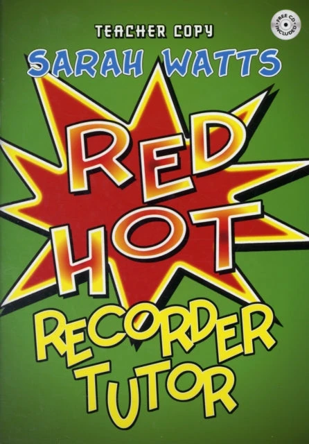 KNYGA Bookshop Raudona Hot Recorder Tutor 1 - Teacher Copy