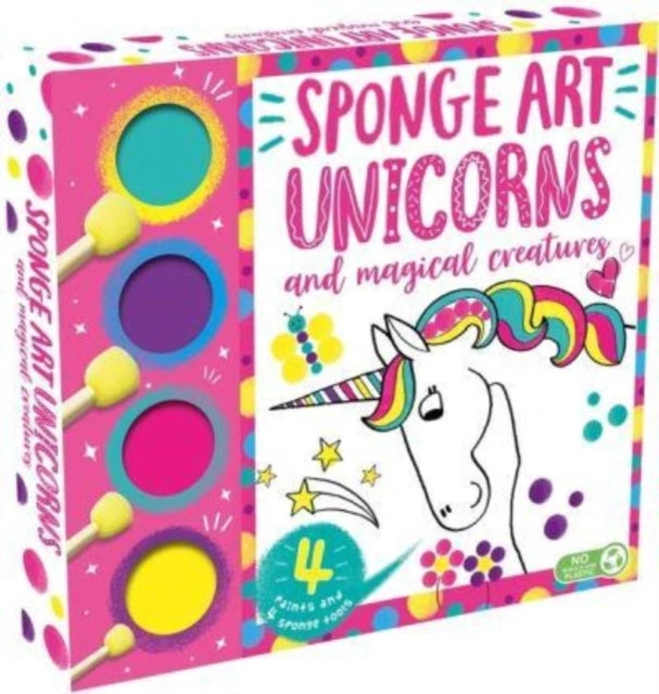 KNYGA Bookshop Sponge Art Unicorns and Magical Creatures