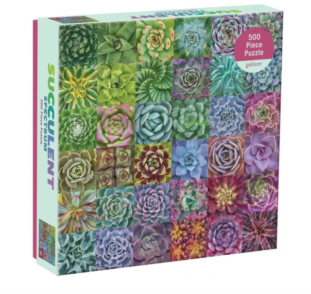 Dėlionė Bookshop Succulent Spectrum 500 Piece Puzzle