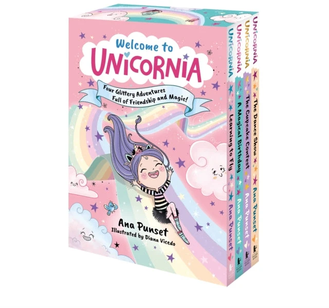 KNYGA Bookshop Welcome to Unicornia: Four Glittery Adventures Full of Friendship and Magic!