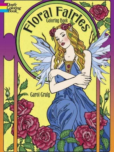 KNYGA Carol Craig Floral Fairies Coloring Book