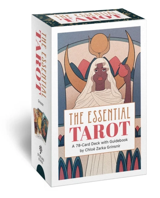 Sterling Ethos Taro kortų rinkinys - Esminės Tarot Kortos 78 Kortų Gidas 9x14x5 cm
