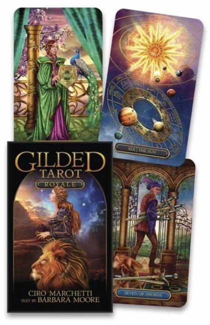 Llewellyn Gilded Tarot Royale Kortos