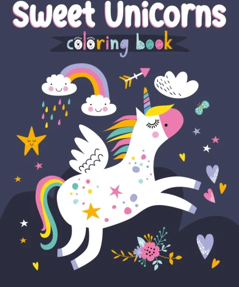 KNYGA Clorophyl Editions Sweet Unicorns Coloring Book