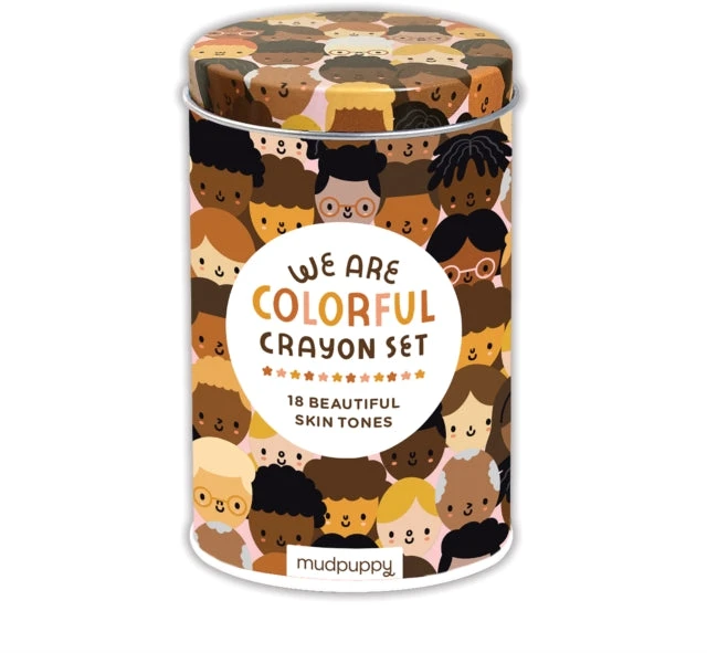 KNYGA Courtney Ahn We are Colorful Skin Tone Crayon Set
