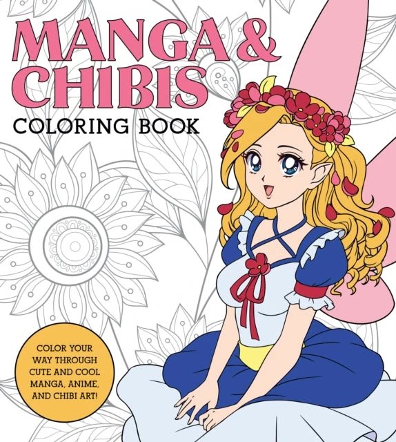 KNYGA Creative Manga & Chibis Coloring Book