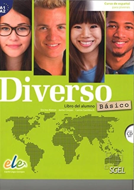 KNYGA Encina Alonso Arija Diverso Basico - Libro del alumno + CD (MP3). A1-A2