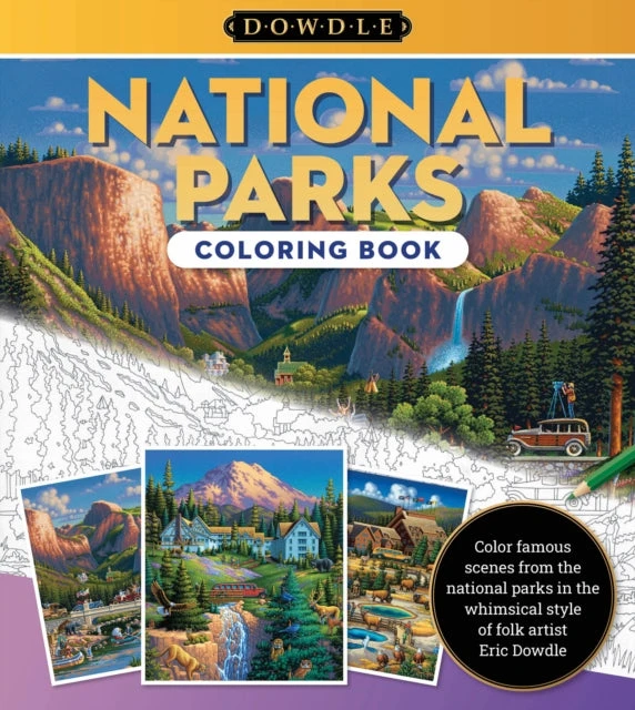 KNYGA Eric Dowdle National Parks Coloring Book