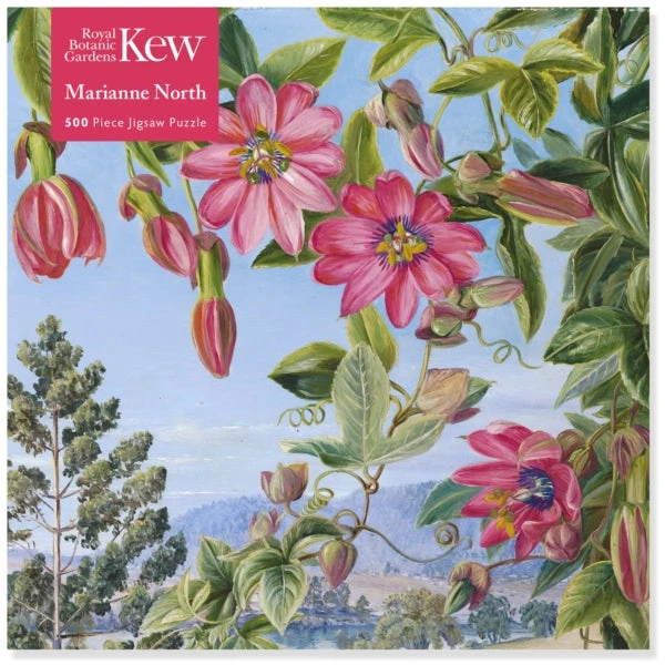 „Flame Tree Studio“ dėlionė suaugusiems Kew: Marianne North: Vaizdas Brisbeno botanikos sode (500 detalių)