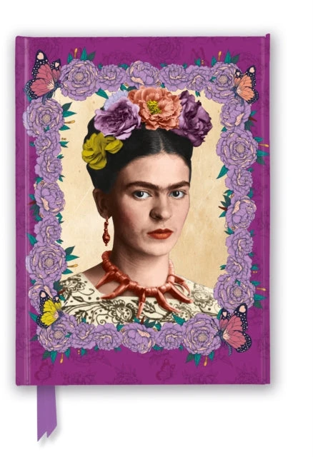 Flame Tree Studio Frida Kahlo Violetinė (Foiled Journal)