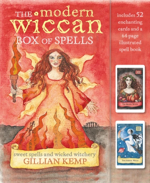 KNYGA Schiffer Publishing The Modern Wiccan Box Of Spells Cards Burtų Kortos