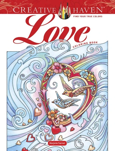 KNYGA Marjorie Sarnat Creative Haven Love Coloring Book