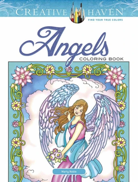 KNYGA Marty Noble Creative Haven Angels Coloring Book