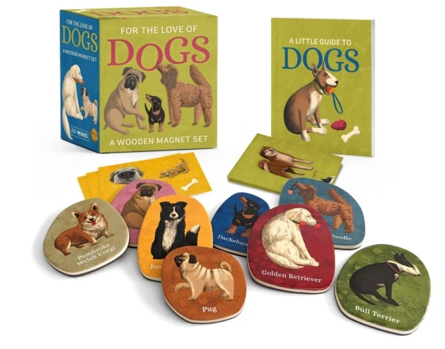 KNYGA Meg Freitag For the Love of Dogs: A Wooden Magnet Set