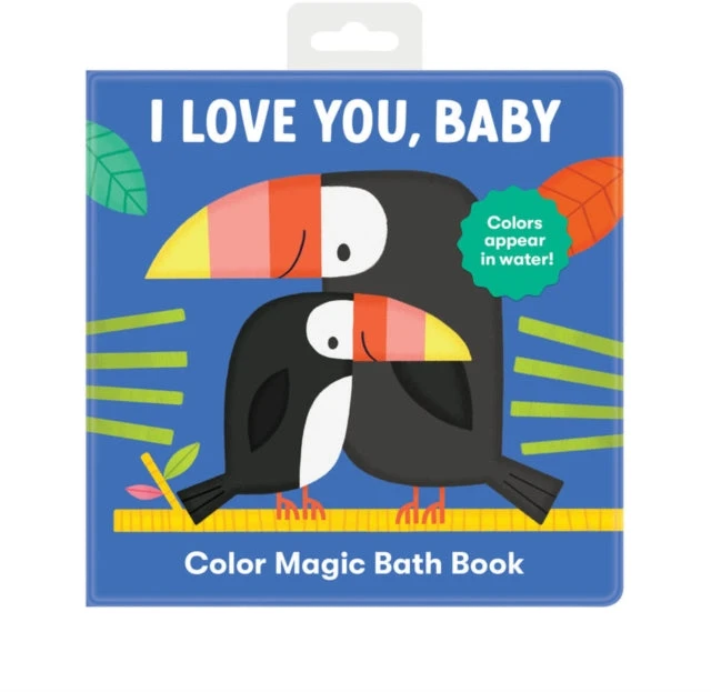KNYGA Mudpuppy I Love You, Baby Color Magic Bath Book
