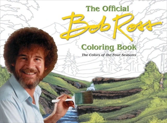 KNYGA Offical Bob Ross Coloring Book