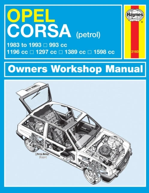 KNYGA Opel Corsa Petrol (83 - Mar 93) Haynes Repair Manual