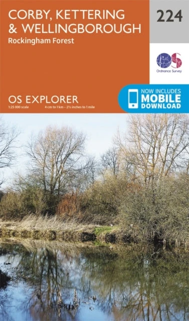 KNYGA Ordnance Survey Corby, Kettering and Wellingborough