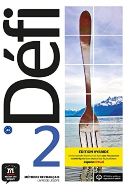 KNYGA Pascal Bires Defi 2 – Edition hybride – Livre de l’eleve + audio MP3. A2
