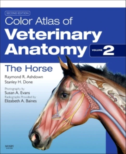 KNYGA Raymond R Ashdown Color Atlas of Veterinary Anatomy, Volume 2, The Horse