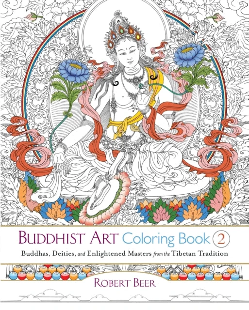 KNYGA Robert Beer Buddhist Art Coloring Book 2