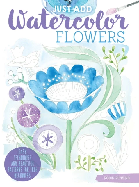 KNYGA Robin Pickens Just Add Watercolor Flowers