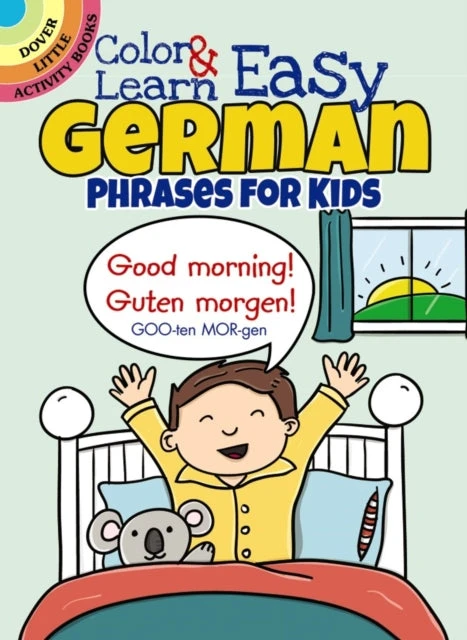 KNYGA Roz Fulcher Color & Learn Easy German Phrases for Kids
