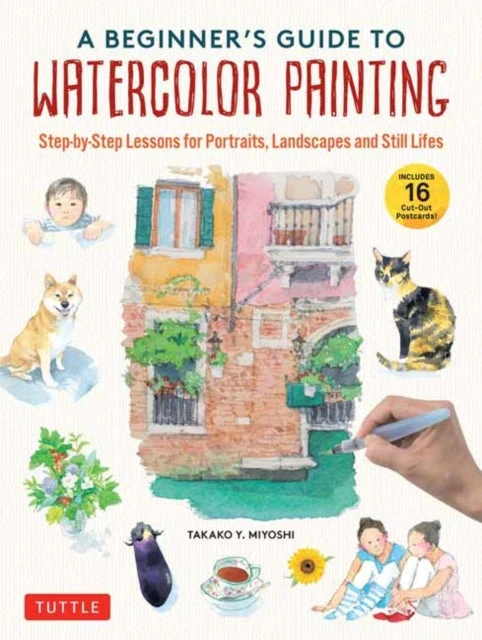 KNYGA Takako Miyoshi Beginner's Guide to Watercolor Painting