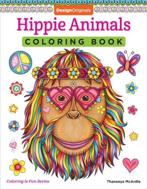KNYGA Thaneeya Mcardle Hippie Animals Coloring Book