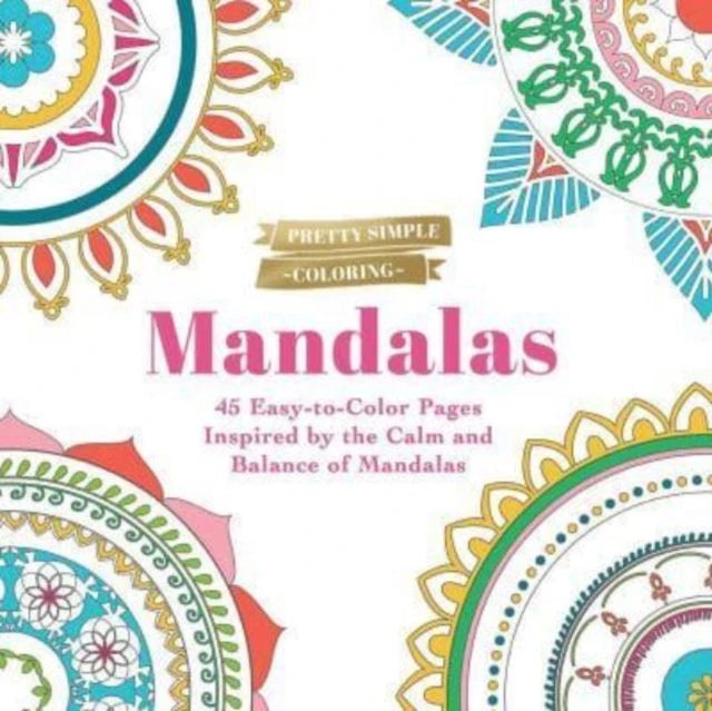 KNYGA Adams Media Pretty Simple Coloring: Mandalas