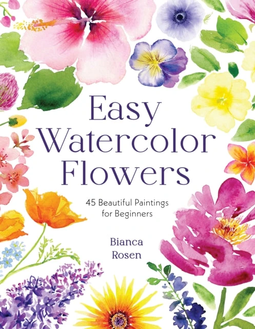 KNYGA Bianca Rosen Easy Watercolor Flowers