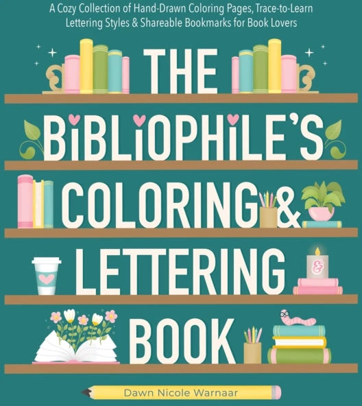 KNYGA Bookshop Bibliophile's Coloring and Lettering Book