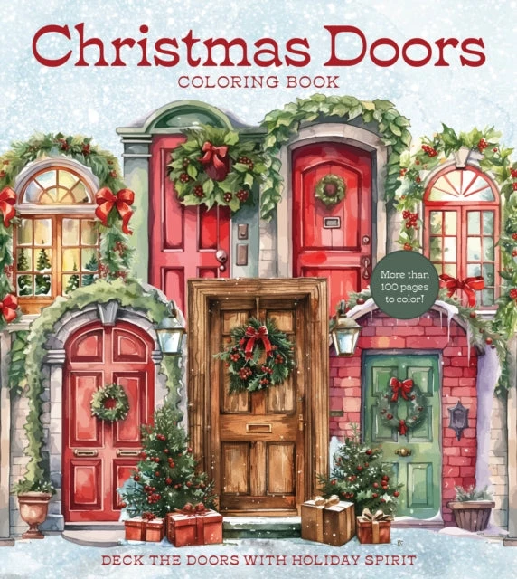 KNYGA Bookshop Christmas Doors Coloring Book