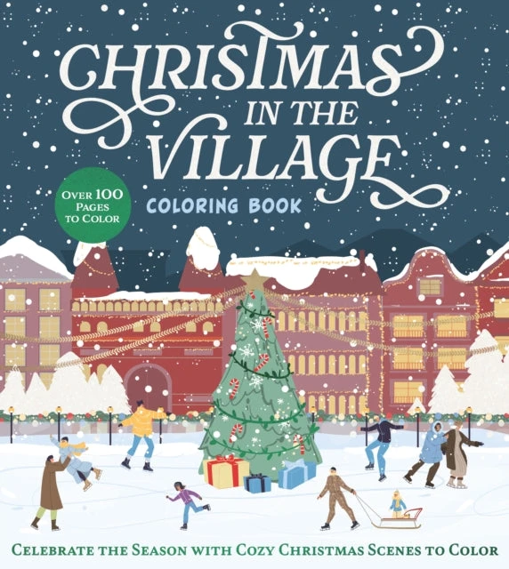 KNYGA Bookshop Christmas in the Village Coloring Book