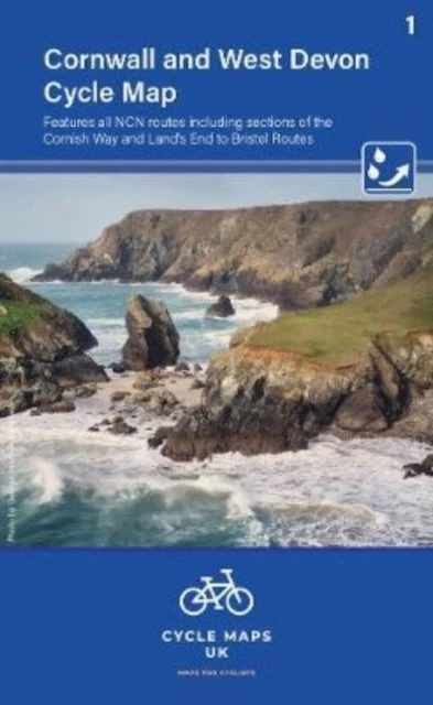 KNYGA Bookshop Cornwall &amp; West Devon Cycle Map 1